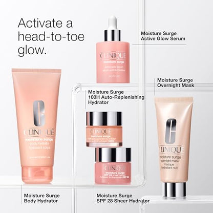 Clinique Moisture Surge 100H Auto-Replenishing Hydrator Oil Free Face Moisturizer | With Hyaluronic Acid, Aloe Bioferment and Vitamins C + E - PrimeBioHealth - canada supplements