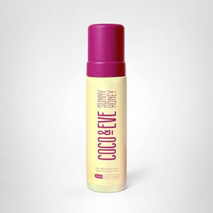 Coco & Eve Sunny Honey Self Tanner Foam - (Medium) Fast Drying, Streak-Free Sunless Tanning Mousse, Tropically Scented Lightweight Natural Looking Tan - PrimeBioHealth - canada supplements
