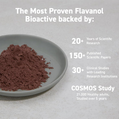 CocoaVia Cocoa Flavanols 500mg, High Flavanol Cocoa Powder, Support Heart and Brain Health, Boosts Nitric Oxide, Circulation, Preworkout, Travel-Friendly, Vegan, Dark Chocolate, 15 Single Serve Sticks - PrimeBioHealth - canada supplements