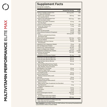 Codeage Multivitamin Performance Elite Max Supplement - Vitamins A, B6, B12, C, D, E, Vitamin K (MK-4, MK-6, MK-7, MK-9), Essential Minerals - PrimeBioHealth - canada supplements