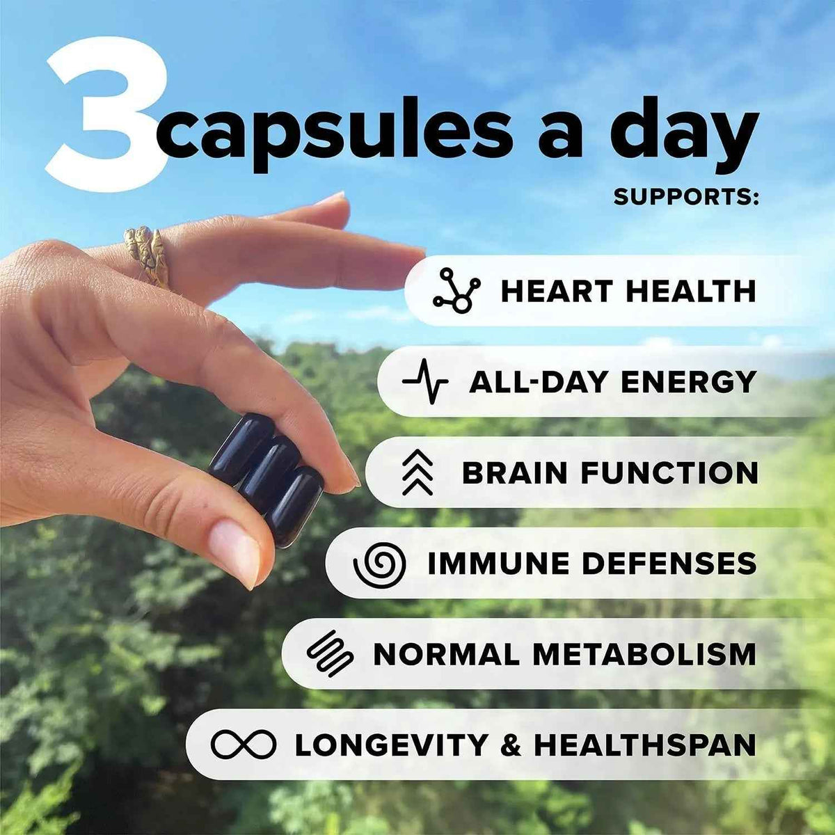 Complement Essential Vegan Multivitamin for Men & Women (60 Servings, 180 Capsules) with Omega-3 DHA & EPA, B12, Vitamin D3 & K2