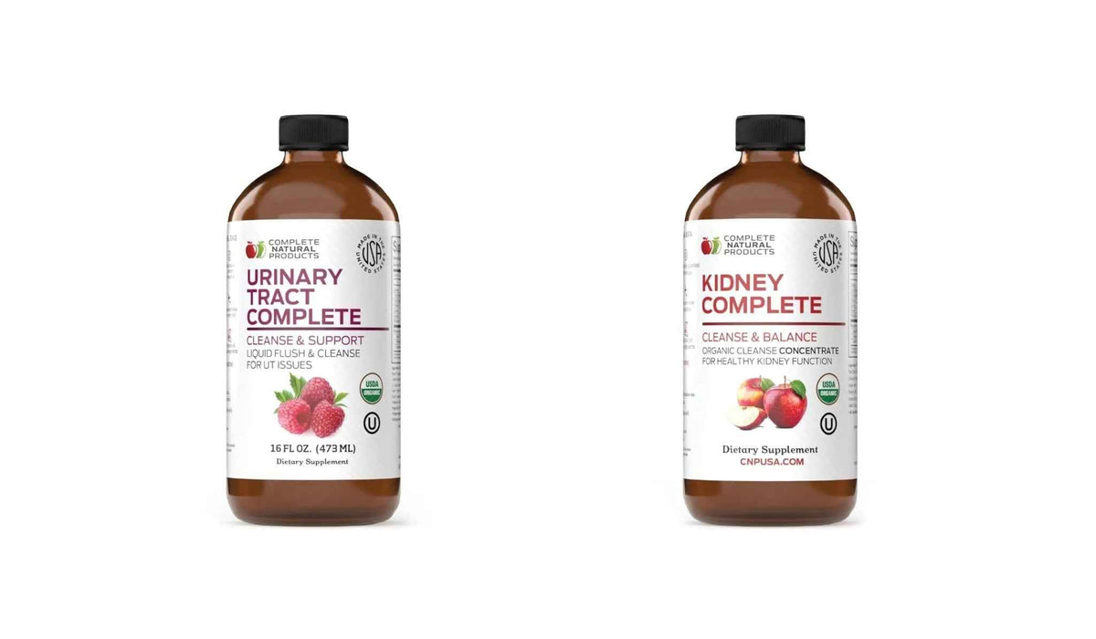 Complete Natural Products Urinary Tract Complete 12oz & Kidney Complete 12oz Bundle