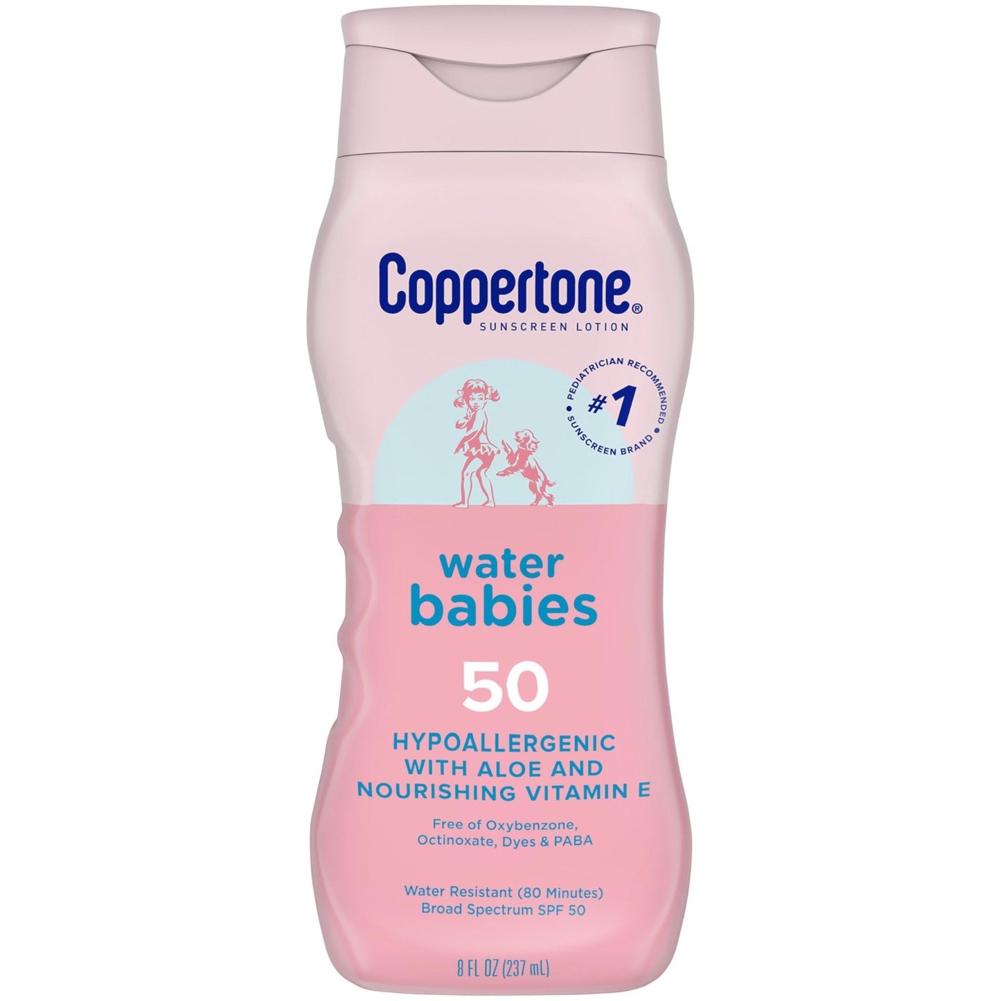 Coppertone WaterBabies Baby Sunscreen Lotion SPF 50, Hypoallergenic Sunscreen for Babies, Water Resistant - PrimeBioHealth - canada supplements