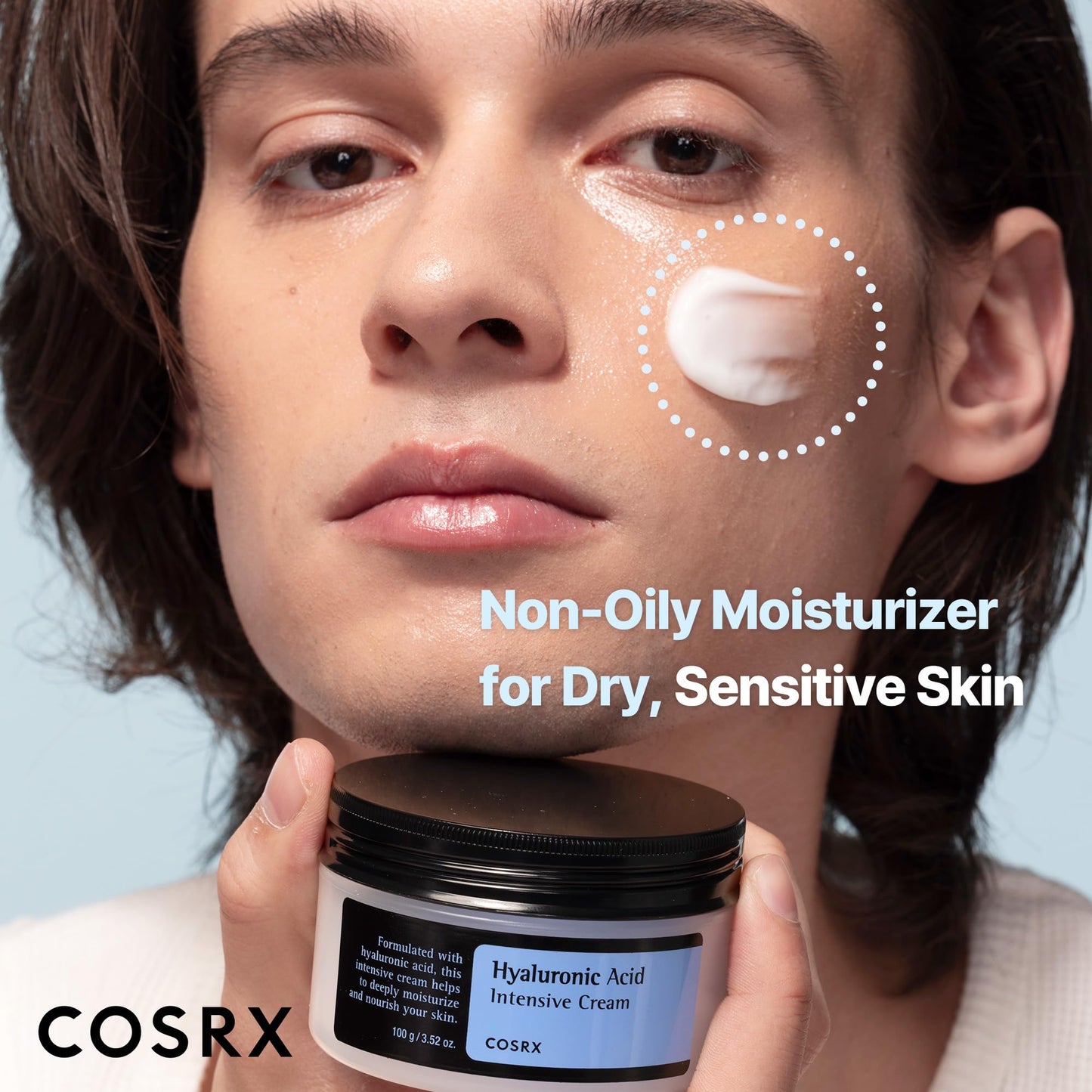 COSRX Hyaluronic Acid Moisturizing Cream, Long-lasting Hydration, Rich Moisturizer for Sensitive Skin 3.52 oz / 100g - PrimeBioHealth - canada supplements