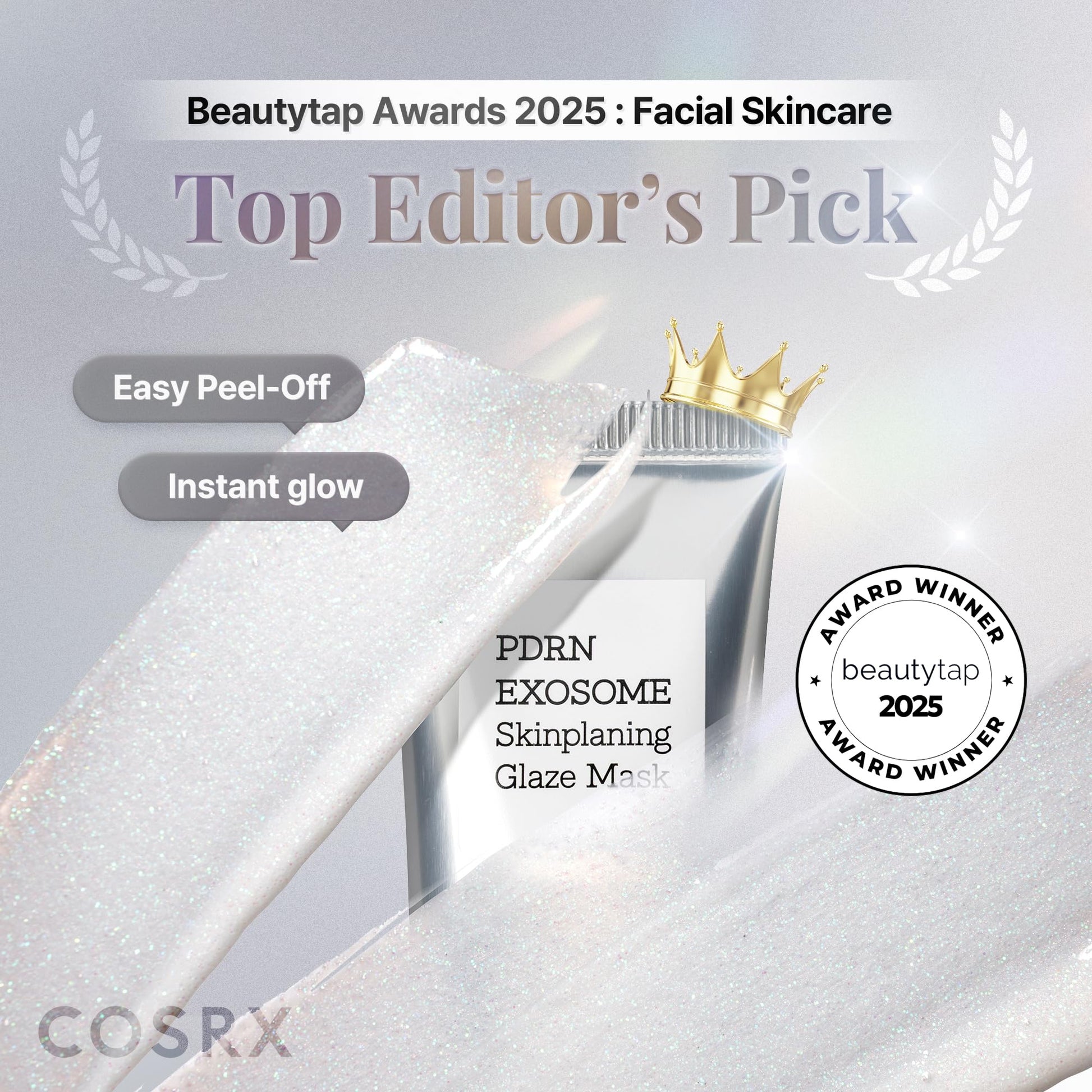COSRX PDRN EXOSOME Glaze Wrapping Mask with SALMON DNA PDRN, Easy Peel-Off Overnight Mask for Glass Skin, Firmness - PrimeBioHealth - canada supplements