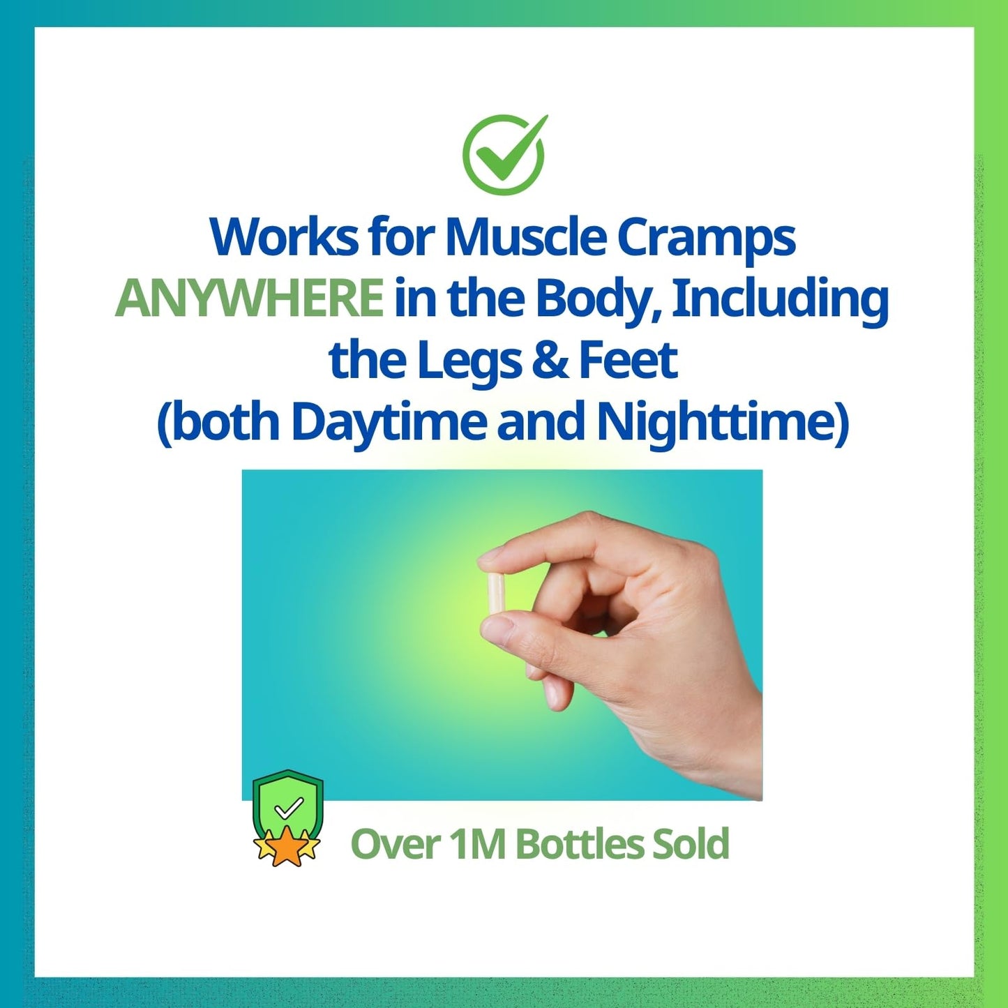 Cramp Defense® Leg Cramps Pills, Relief for All Muscle Cramps, Day and Night. Magnesium Supplement Capsules, 3-6 Month Supply. Non-Laxative - PrimeBioHealth - canada supplements