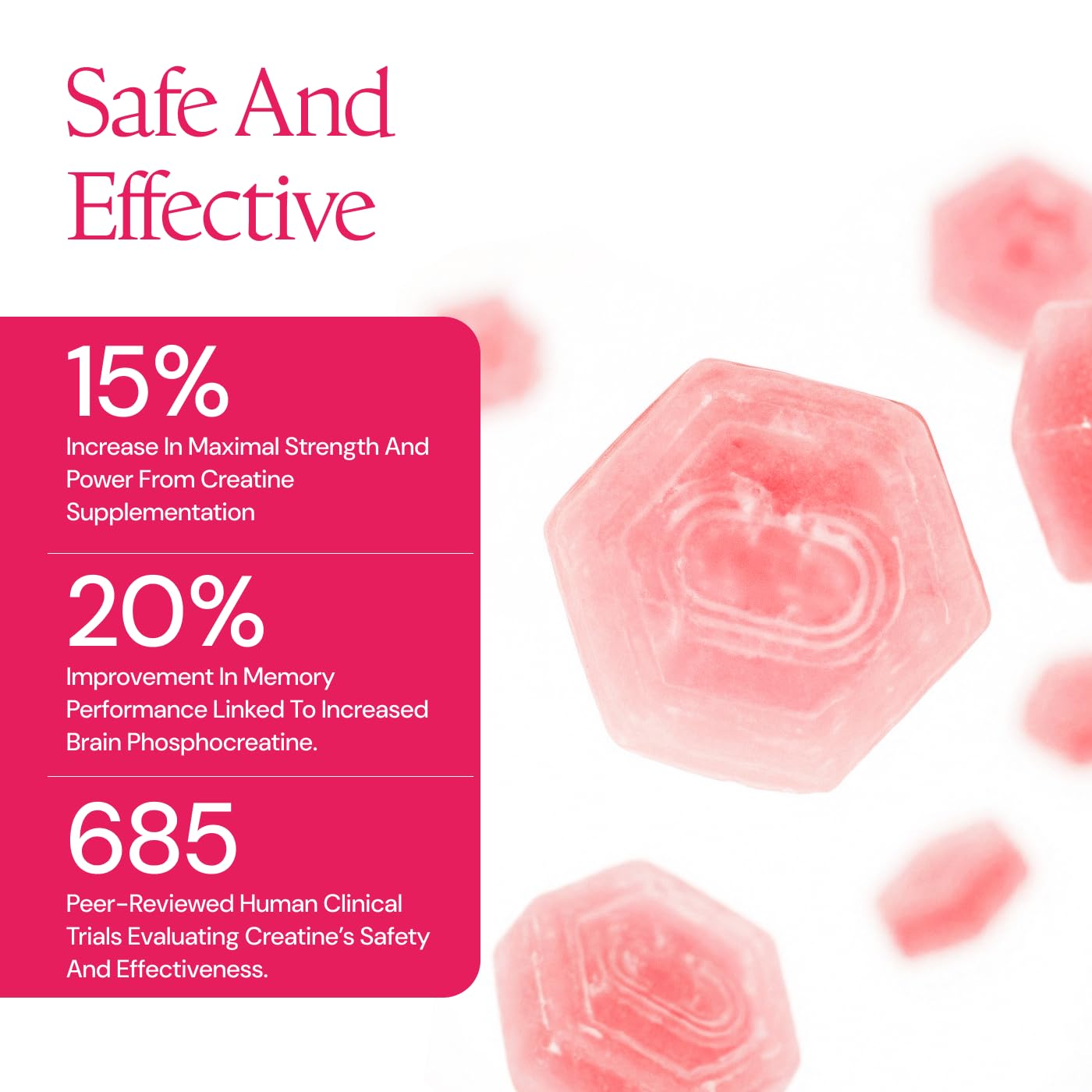 Create Creatine Monohydrate Gummies for Men & Women, Boost Focus, Strength, and Endurance, Anti-Melting Formula, Vegan, Gluten-Free, Non-GMO - PrimeBioHealth - canada supplements