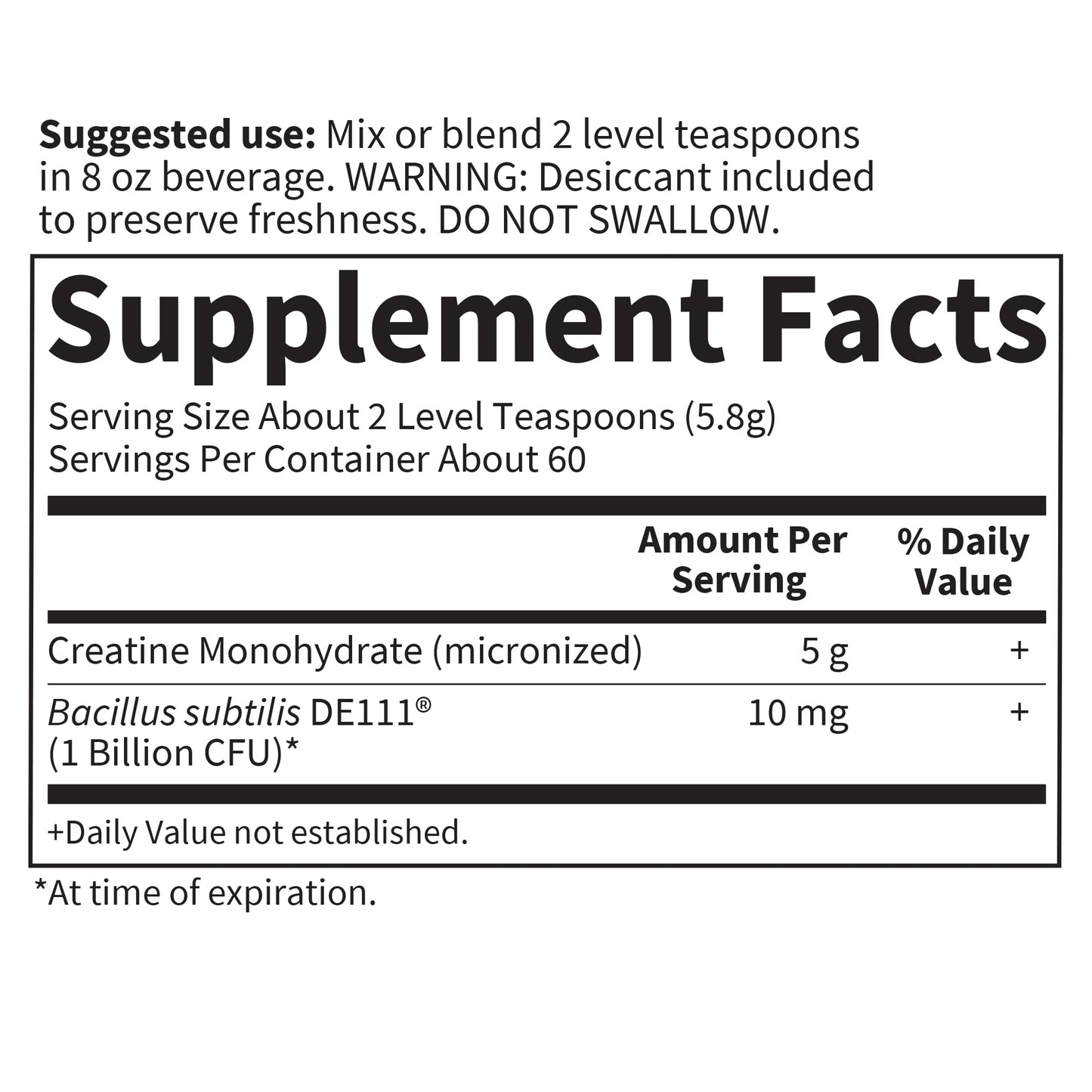 Creatine Monohydrate Powder for Women and Men by Garden of Life, Micronized Pre Workout with Probiotics for Muscle, Strength, Performance, Sport Amino Energy, - PrimeBioHealth - canada supplements