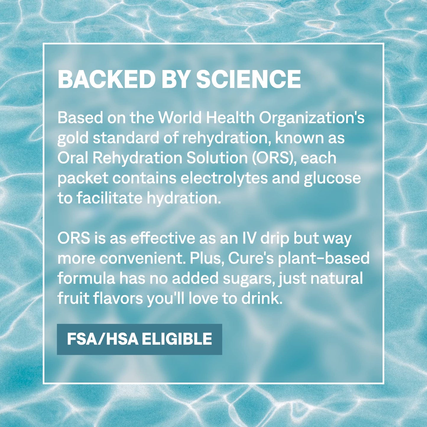 Cure Hydration | Plant-Based Electrolyte Drink Mix | No Added Sugar | FSA-HSA | Dehydration Relief Powder Made with Coconut Water | Non-GMO | Vegan - PrimeBioHealth - canada supplements