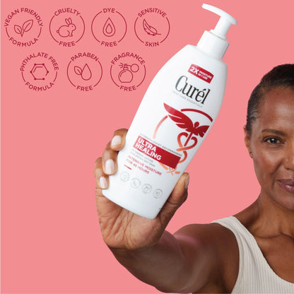 Curel Ultra Healing Intensive Fragrance-Free Lotion For Extra-Dry Skin, Dermatologist Recommended, Ideal for Sensitive Skin - PrimeBioHealth - canada supplements