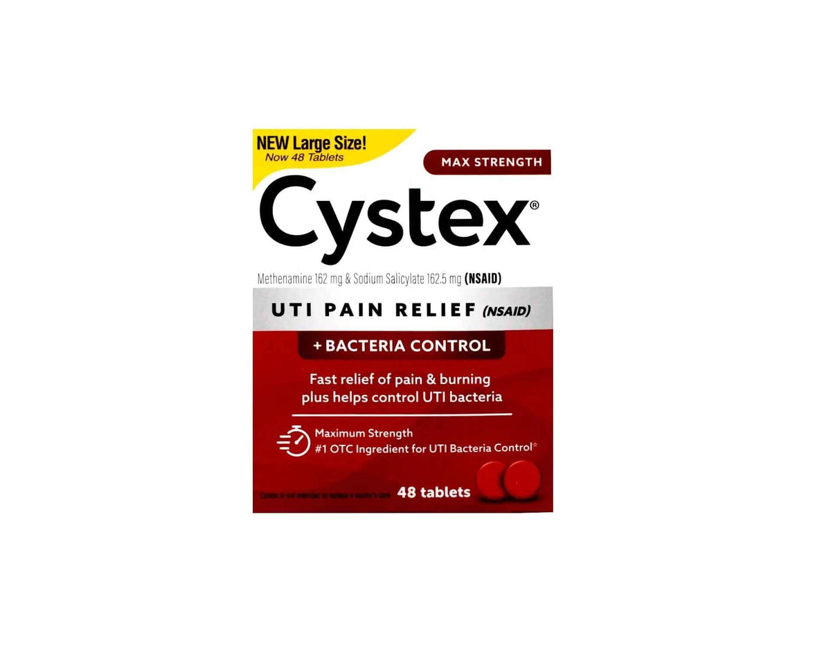 Cystex Plus Urinary Pain Relief Tablets 40 ea (Packs of 2)