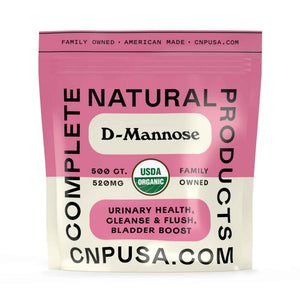 D Mannose 520mg Capsules - Organic D Mannose Supplement for UT Support, Urinary Tract Bladder Health Pills, Plant Based Formula, Vegan Non GMO, No Fillers, 500 Capsule Count Made USA Certified Kosher