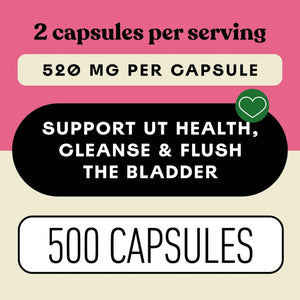 D Mannose 520mg Capsules - Organic D Mannose Supplement for UT Support, Urinary Tract Bladder Health Pills, Plant Based Formula, Vegan Non GMO, No Fillers, 500 Capsule Count Made USA Certified Kosher