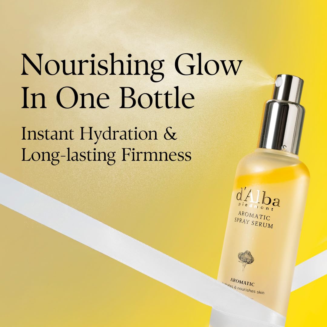 d'alba Piedmont Italian White Truffle First Aromatic Spray Serum, Fragrant VEGAN Glowy Antioxidant Face Mist - PrimeBioHealth - canada supplements