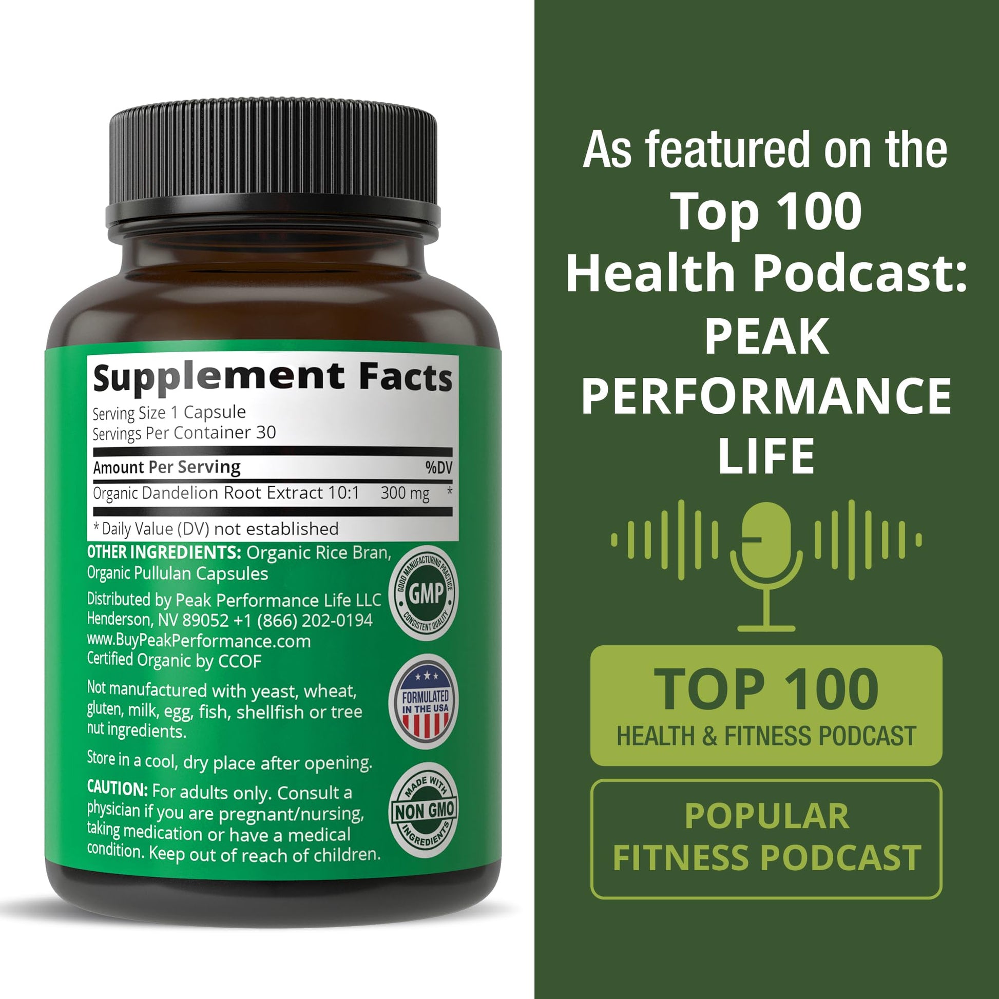Dandelion Root Extract. USDA Organic Vegan Herbal Liquid Tincture Dandelions Supplement for Women and Men. Leaf Tonic for Immune, Liver, Gut Health. Zero Sugar, Gluten Free Supplements Not Capsules - PrimeBioHealth - canada supplements