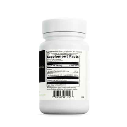 DAVINCI Labs ADK - Helps Support Bone, Heart & Immune Health - Dietary Supplement with Vitamins A, D3 & K2 (as MK-7) - Vegetarian - PrimeBioHealth - canada supplements