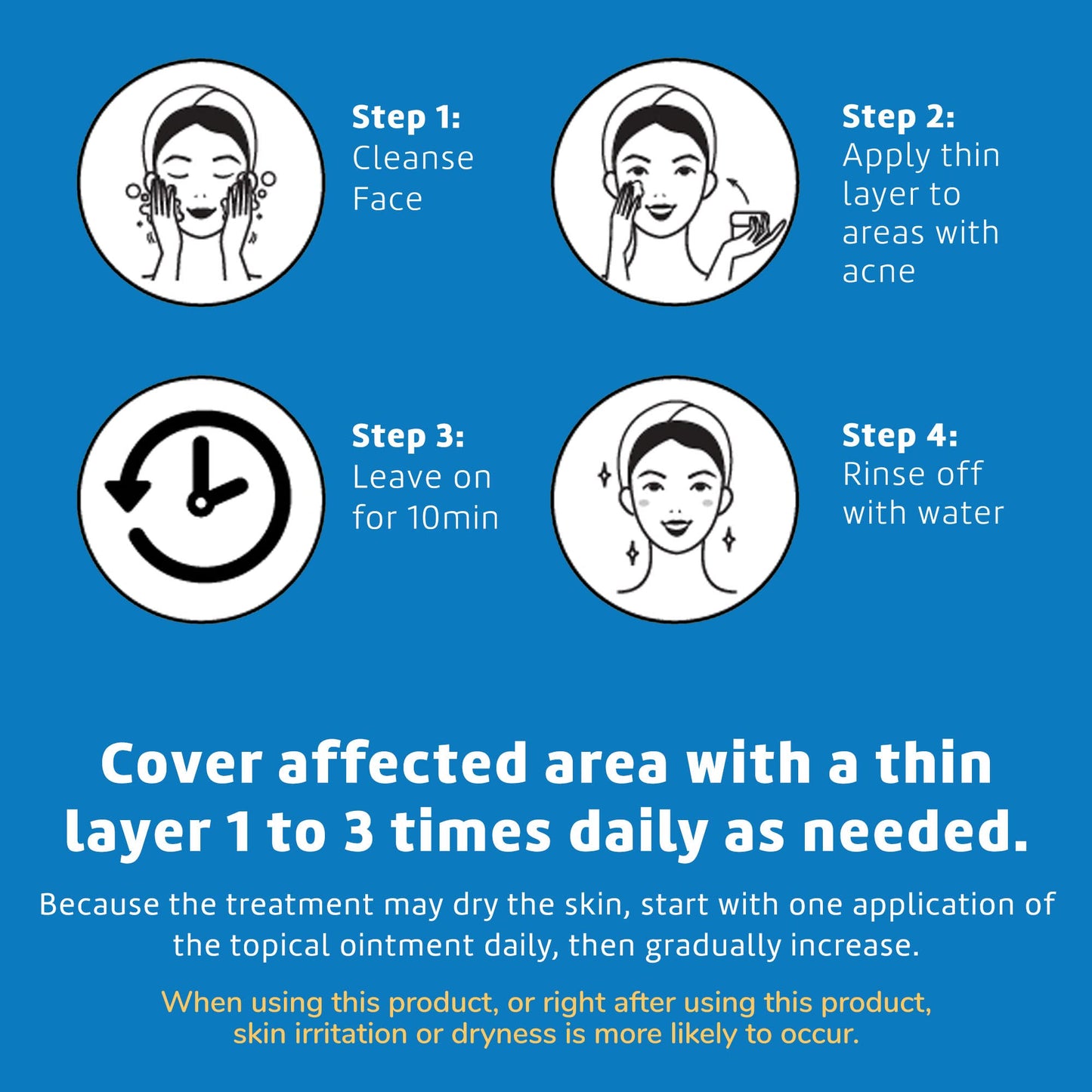 De La Cruz Sulfur Ointment - Cystic Acne Treatment for Face and Body - Daily 10 Min Spot Treatment Mask - Safe and Effective Game Changing Hormonal Acne - PrimeBioHealth - canada supplements