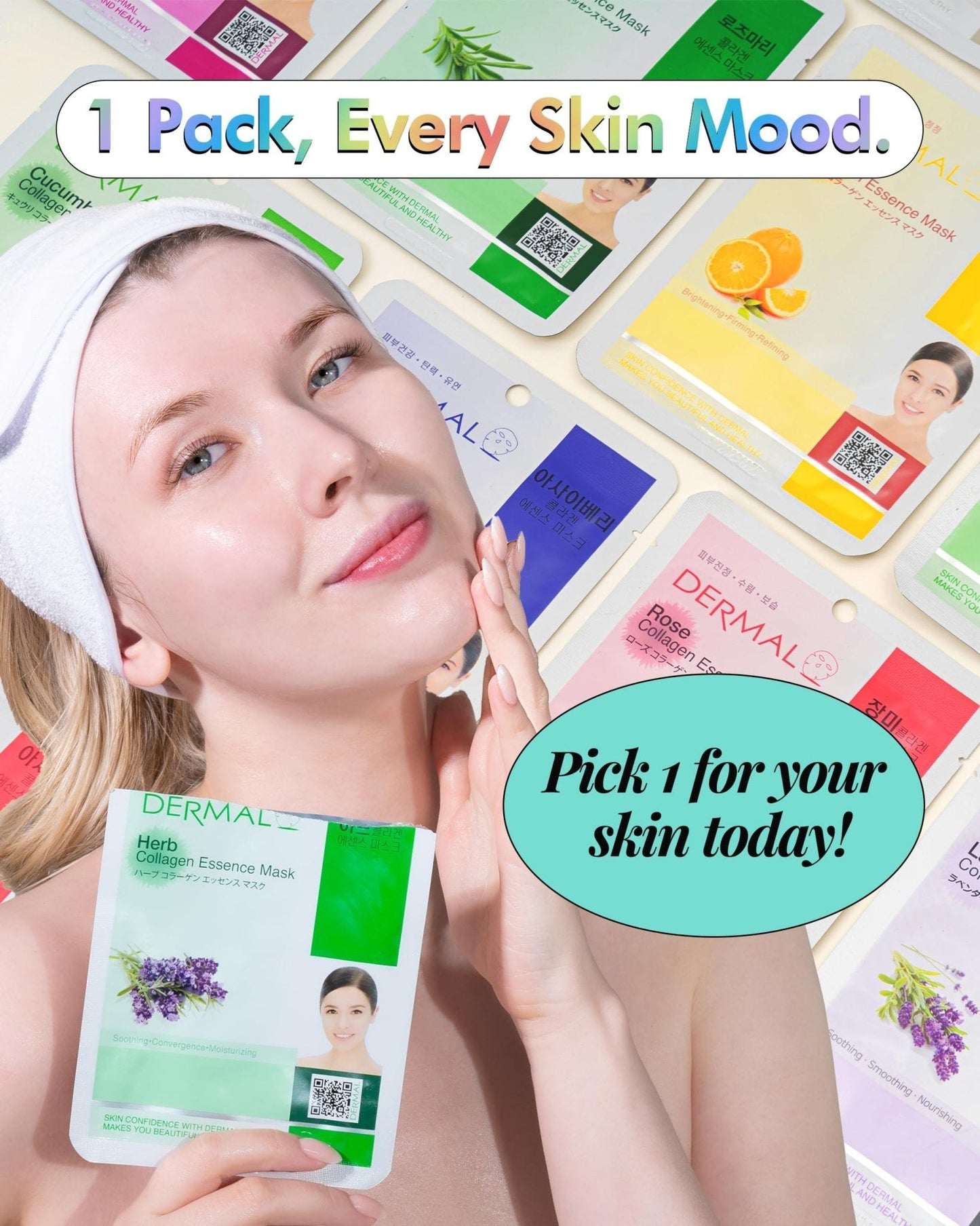 DERMAL 24 Combo Pack Made in Korea Facial Mask – 20+ Years of K-Beauty Experience, - PrimeBioHealth - canada supplements
