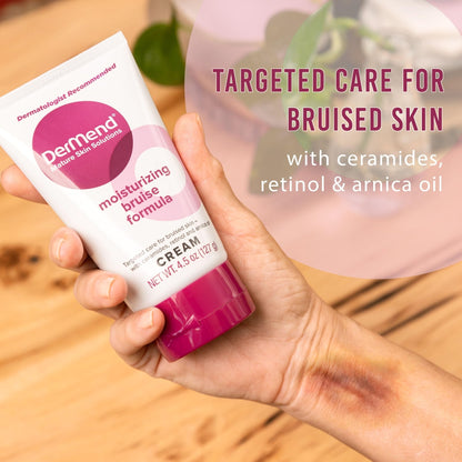 Dermend Arnica Bruise Cream with Vitamin K - Moisturizer for Bruising on Arms, Legs & Hands - 4.5 Oz - PrimeBioHealth - canada supplements