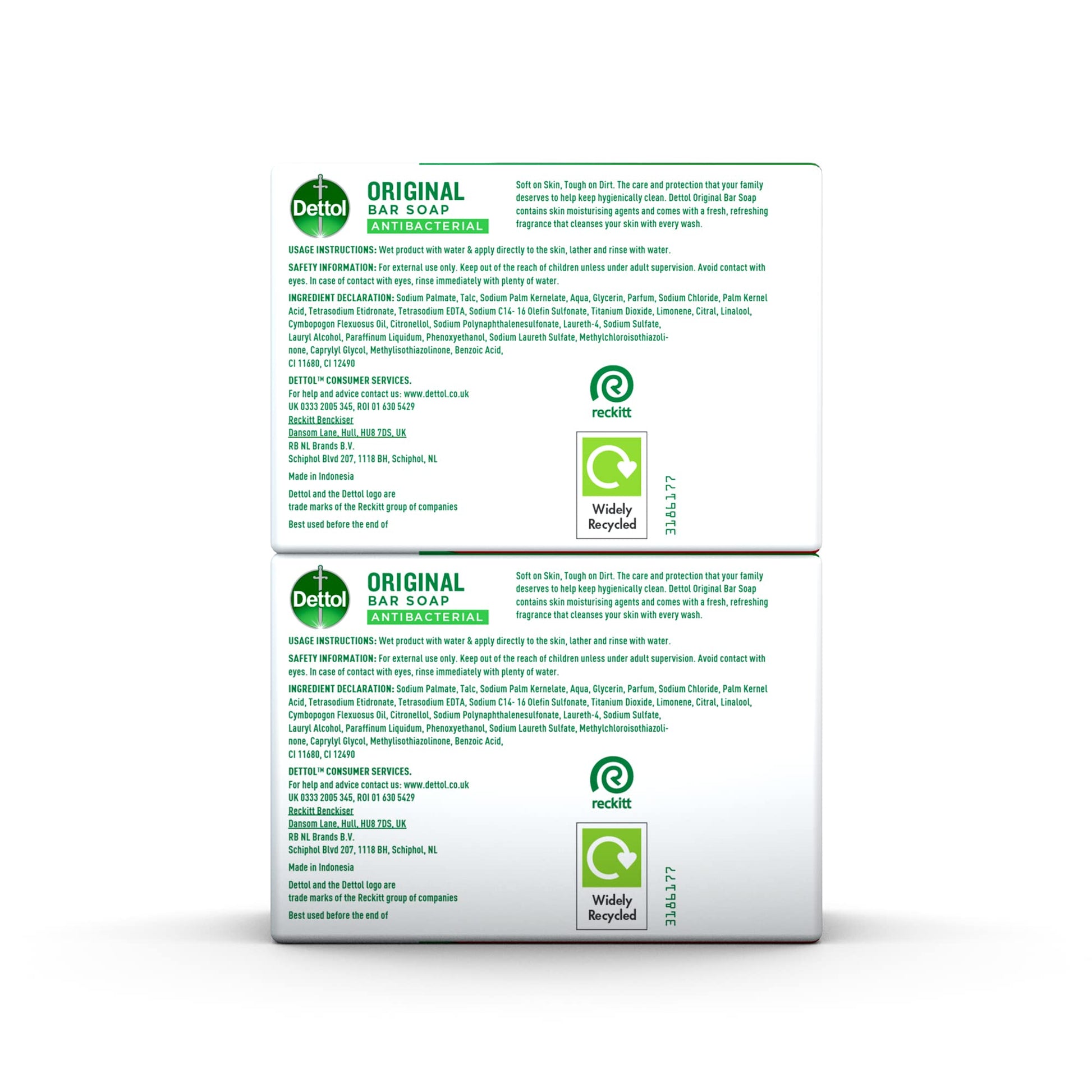 Dettol Anti Bacterial Original Soap 100g Twin Pack Dermatologically Tested - PrimeBioHealth - canada supplements
