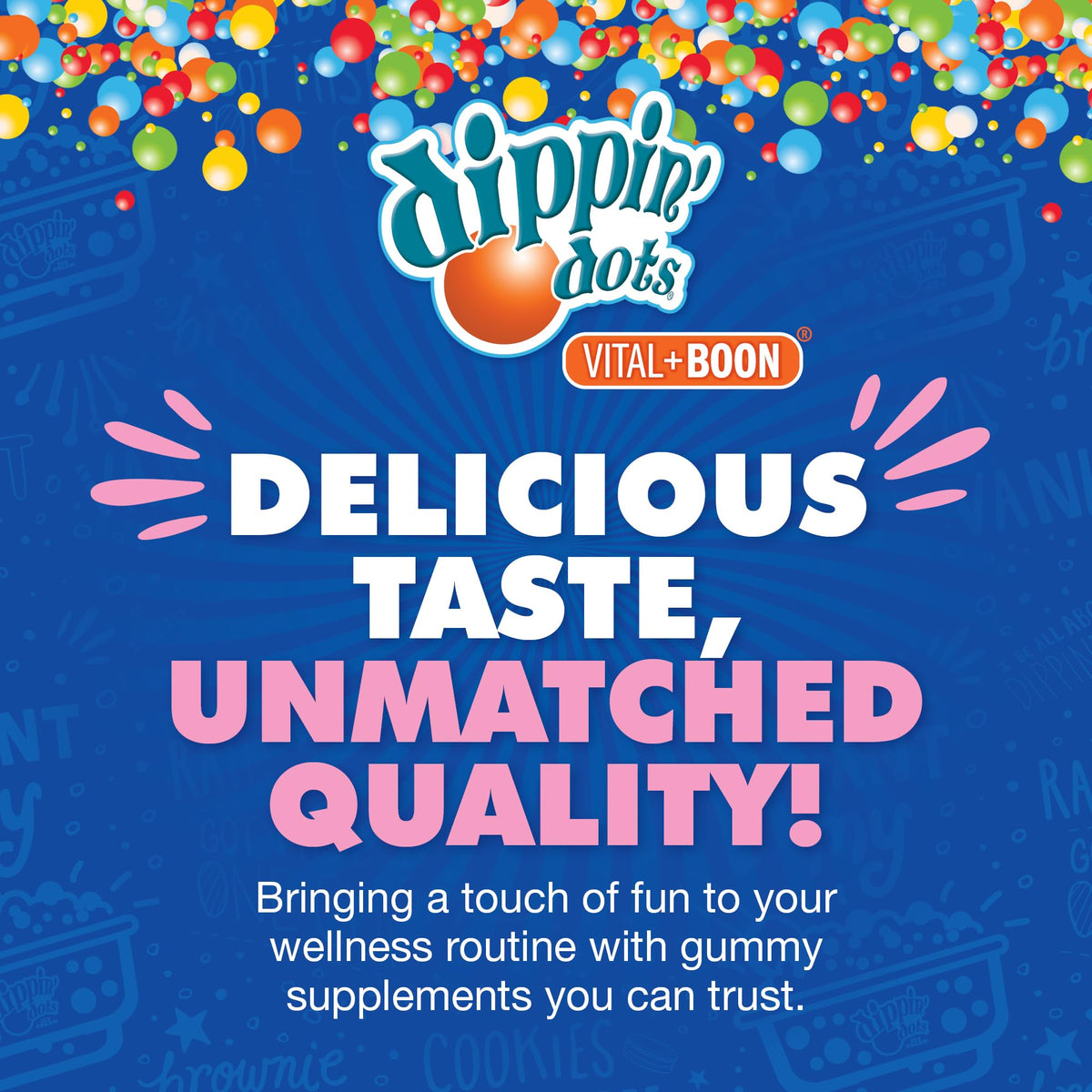 Dippin Dots - Melatonin Gummies for Kids & Adults (60 Days Supply) Strawberry Sunset Creme Flavor | 2.5mg Per Kids Melatonin Supplement for Faster, - PrimeBioHealth - canada supplements