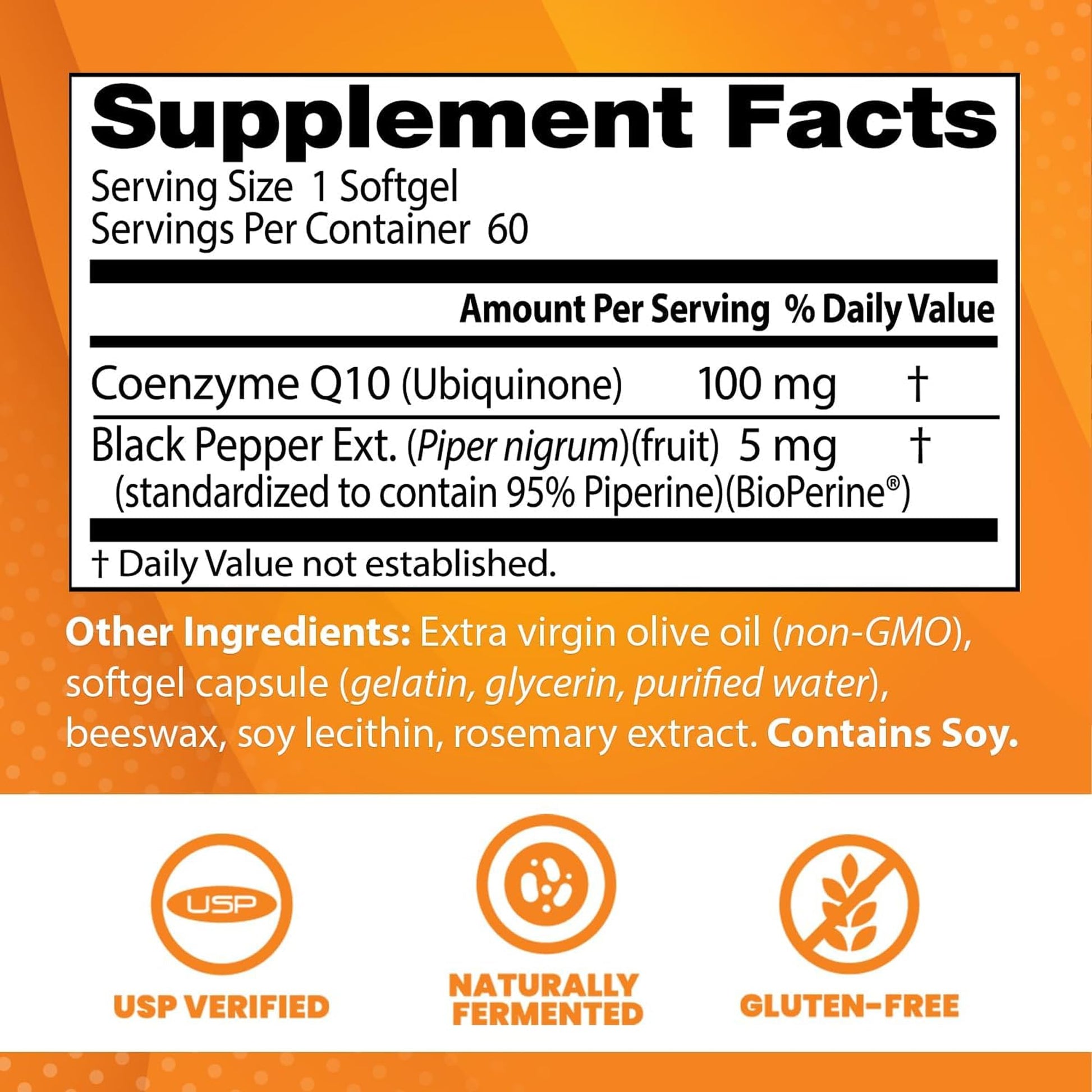 Doctor's Best High Absorption CoQ10 with BioPerine Supplement - Coenzyme Q10 Softgels for Heart Health & Antioxidant Support, Naturally Fermented CoQ10 100mg for Women & Men, Non GMO - 120 Softgels - PrimeBioHealth - canada supplements