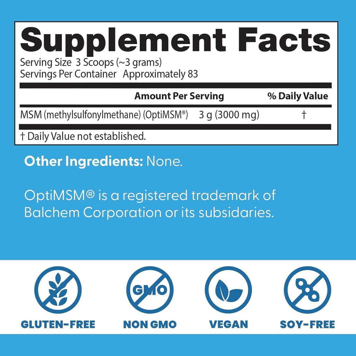 Doctor's Best MSM Powder Supplement for Men & Women - Supports Hair, Skin, Nails, Joint Health, & Mobility, Delivers Beneficial Sulfur with OptiMSM, Gluten Free, Soy Free, Non GMO, Vegan - 8.8 oz - PrimeBioHealth - canada supplements