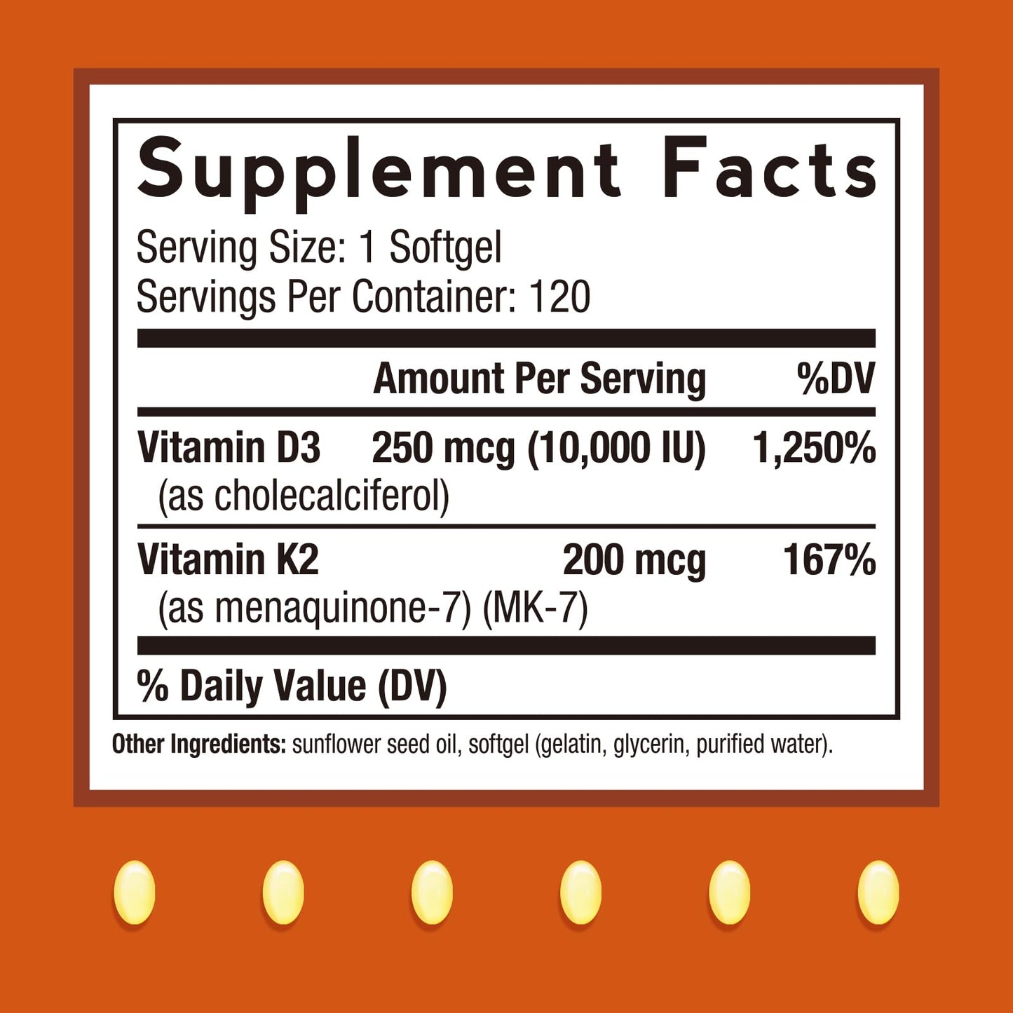 Doctor's Recipes Vitamin D3 K2, 10,000 IU, 200 mcg, MK-7, Strong Bone Density, Teeth, Immune, Heart Support, Energy, Calcium Absorption, - PrimeBioHealth - canada supplements