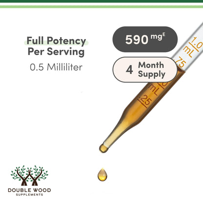 Double Wood Supplements Organic Lemon Balm Tincture - for Digestion & Relaxation 590mg - 2FL OZ, 120 Servings - PrimeBioHealth - canada supplements
