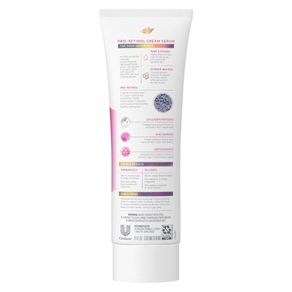 Dove Cream Serum Pro-Retinol + Firming for Elasticity and Firmness, with Collagen Peptides, Niacinamide and Antioxidants Lotion, 8 oz - PrimeBioHealth - canada supplements