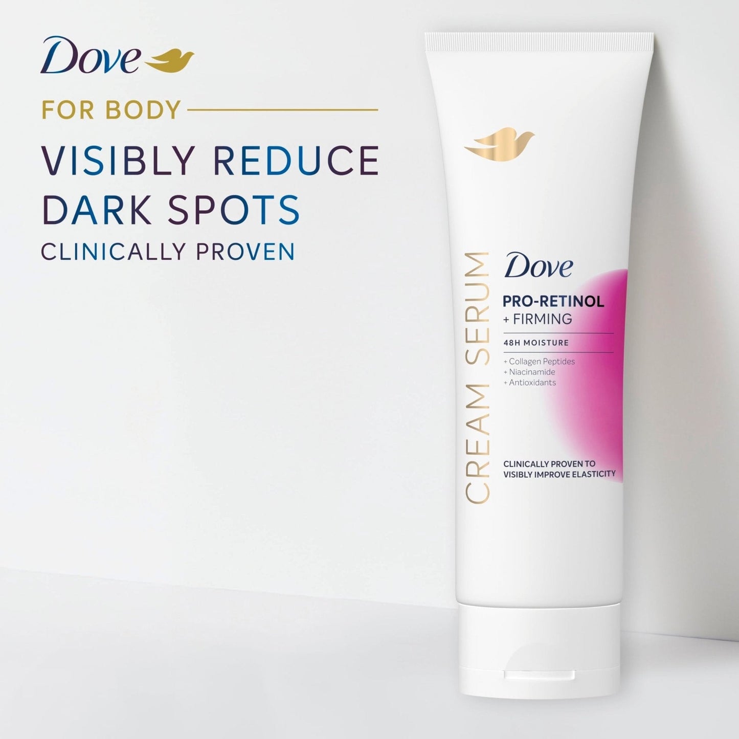 Dove Cream Serum Pro-Retinol + Firming for Elasticity and Firmness, with Collagen Peptides, Niacinamide and Antioxidants Lotion, 8 oz - PrimeBioHealth - canada supplements
