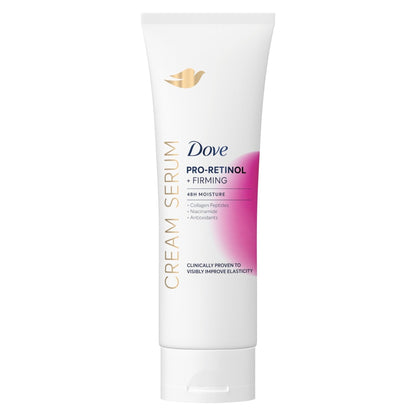 Dove Cream Serum Pro-Retinol + Firming for Elasticity and Firmness, with Collagen Peptides, Niacinamide and Antioxidants Lotion, 8 oz - PrimeBioHealth - canada supplements