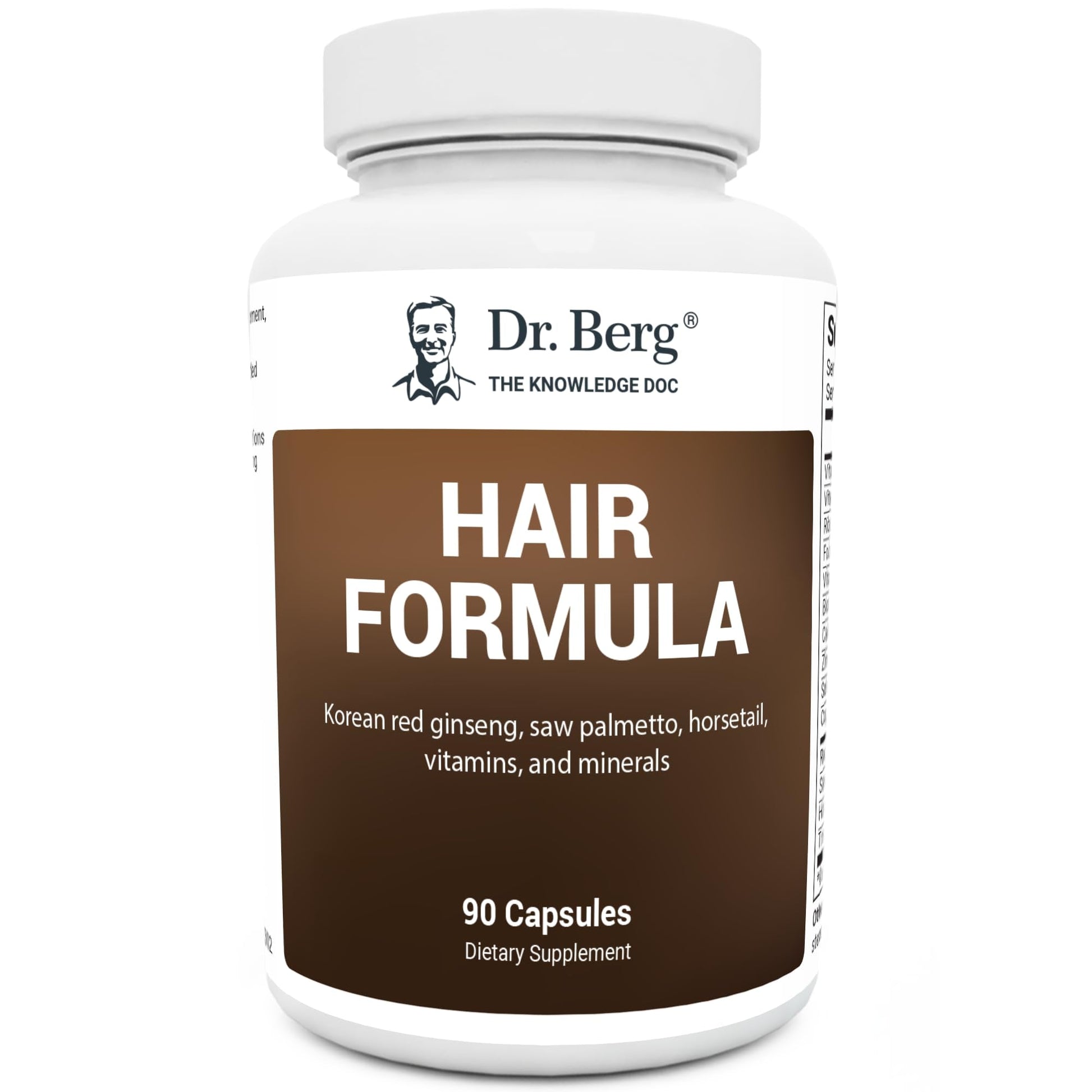 Dr. Berg All-in-One Vitamins for Hair, Skin, & Nails - Advanced Formula with Biotin, Saw Palmetto, DHT Blocker, & Trace Minerals - 90 Veg Capsules - PrimeBioHealth - canada supplements