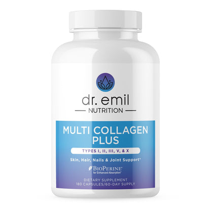 DR. EMIL NUTRITION Women's Multi Collagen Pills | Collagen Supplements to Support Hair, Skin, Nails, & Joints | Hydrolyzed Collagen Supplements Types - PrimeBioHealth - canada supplements