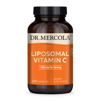 Dr. Mercola Liposomal Vitamin C - Brain, Heart, Eye & Immune Support - Provides 1,000 mg of Bioavailable Vitamin C - Non-GMO, Gluten-Free & Soy-Free - PrimeBioHealth - canada supplements