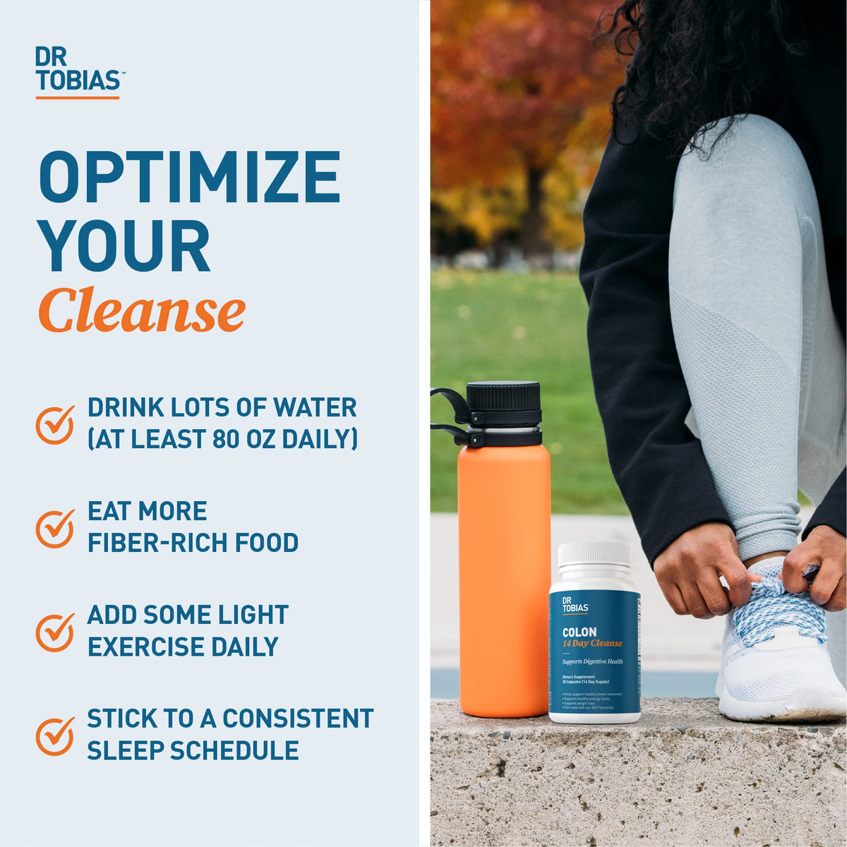 Dr. Tobias Colon Cleanse - Constipation Relief & Gut Health Support for Women & Men | 14 Day Colon Cleanser for a Gentle Colon Detox - PrimeBioHealth - canada supplements