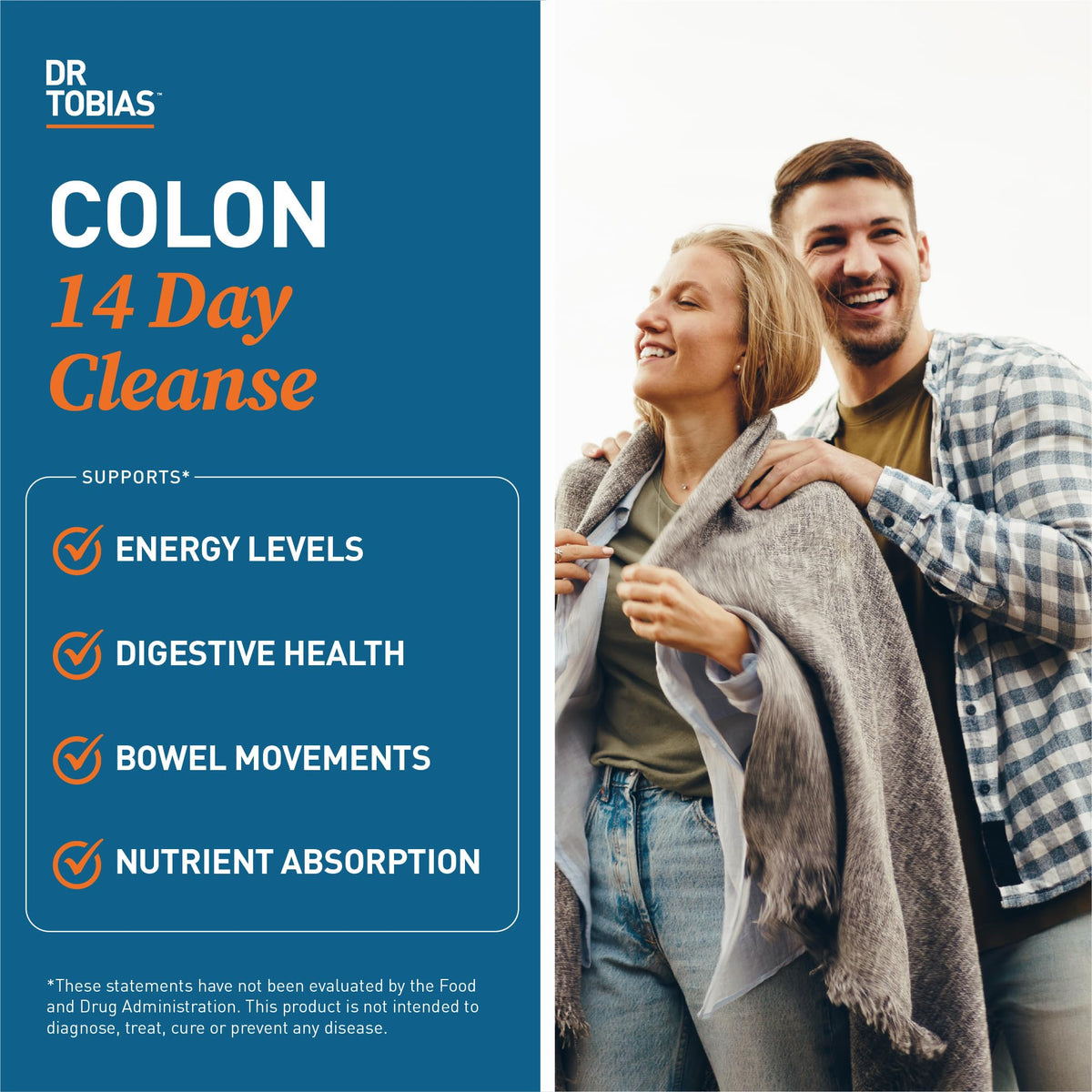 Dr. Tobias Colon Cleanse - Constipation Relief & Gut Health Support for Women & Men | 14 Day Colon Cleanser for a Gentle Colon Detox - PrimeBioHealth - canada supplements