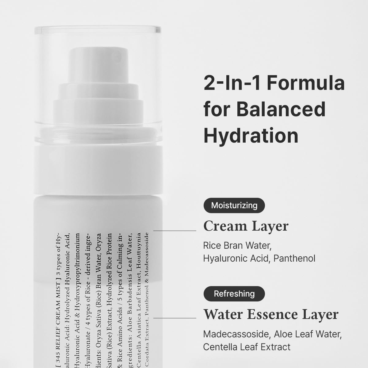 Dr.Althea 345 Relief Cream Mist | Hydrating Facial Mist with Rice Extract | Soothing Care for Sensitive Skin - PrimeBioHealth - canada supplements
