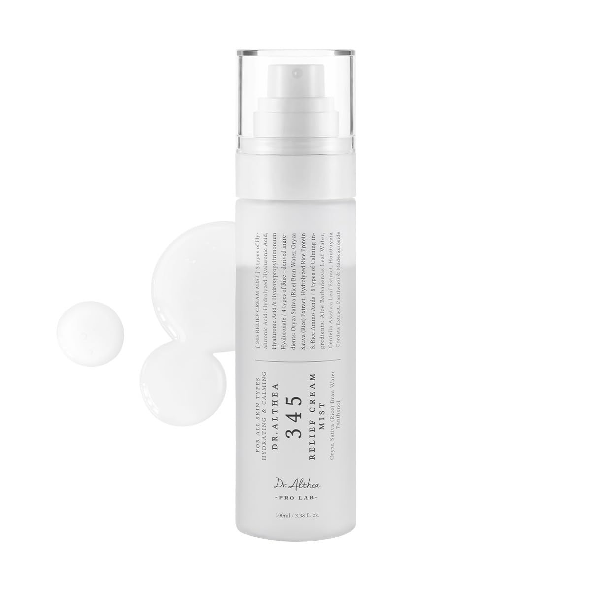 Dr.Althea 345 Relief Cream Mist | Hydrating Facial Mist with Rice Extract | Soothing Care for Sensitive Skin - PrimeBioHealth - canada supplements