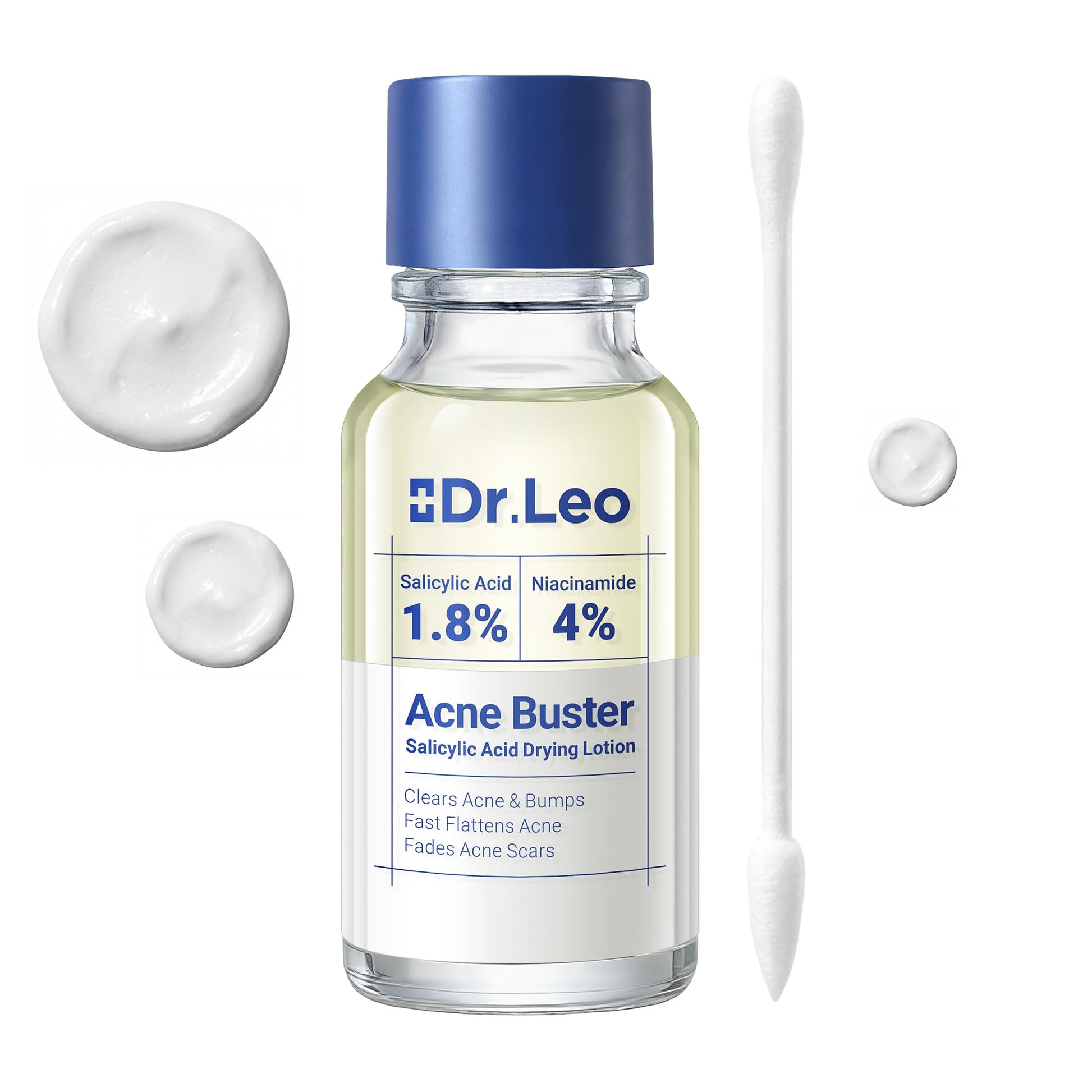 Dr.Leo 1.8% Salicylic Acid Spot Serum, Acne Treatment for Acne-Prone Sensitive Skin | Niacinamide, Fast Pimple Relief, Fades Acne Marks - PrimeBioHealth - canada supplements