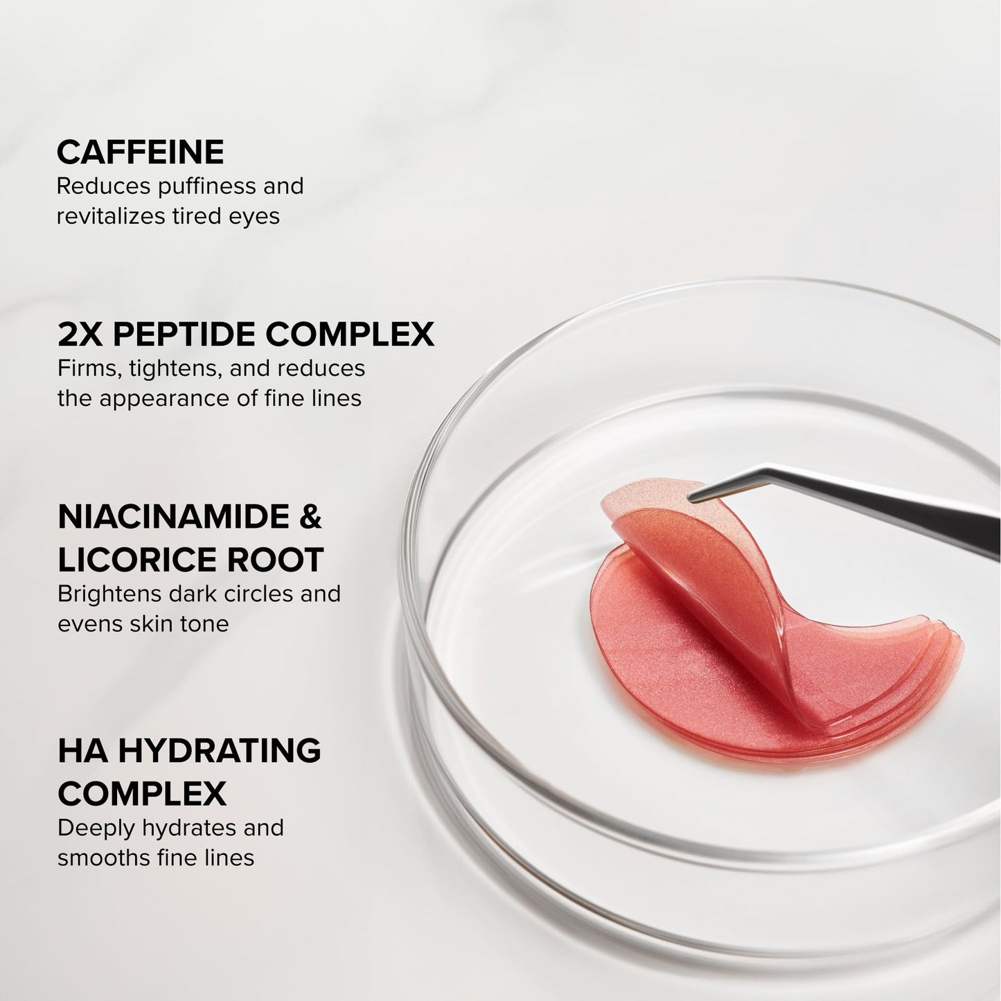 DRMTLGY Brightening Eye Masks – Biodegradable Hydrogel Under Eye Patches with Caffeine, Peptides, Hyaluronic Acid & Niacinamide - PrimeBioHealth - canada supplements