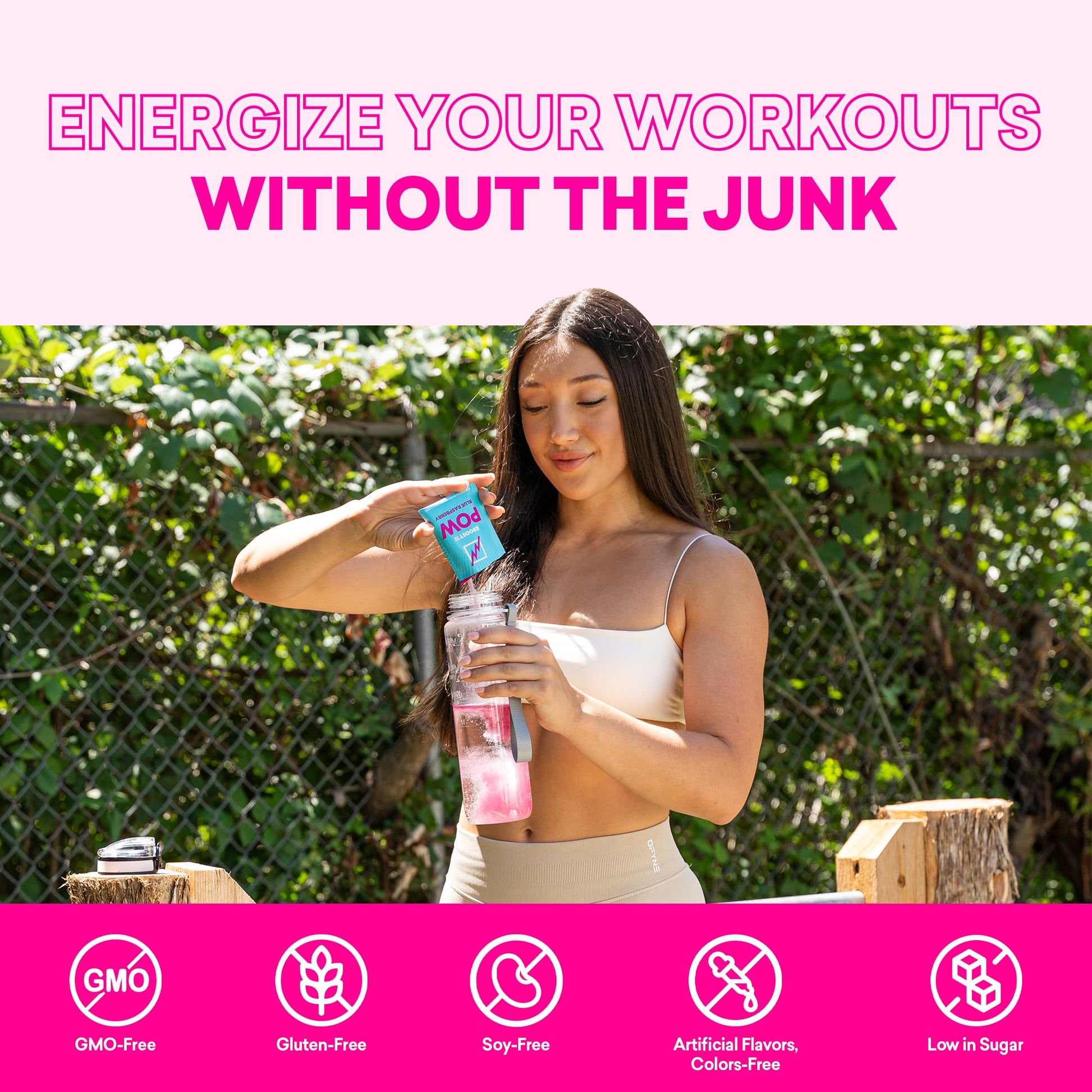 EBOOST POW Natural Pre Workout Powder – 20 Servings - Blue Raspberry - A PreWorkout Supplement for Performance, Joint Mobility Support, Energy - Men and Women - PrimeBioHealth - canada supplements