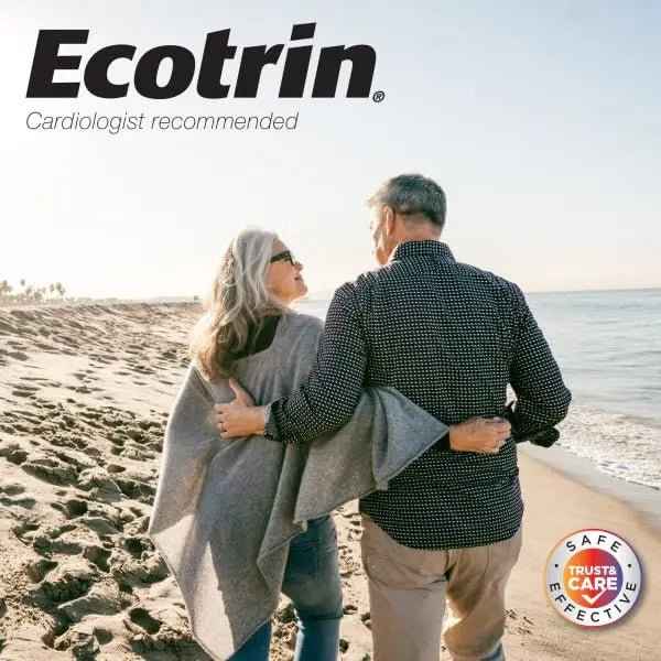 Ecotrin Regular Strength Safety Coated Aspirin | Arthritis Pain | 300 Tablets (2 Pack)