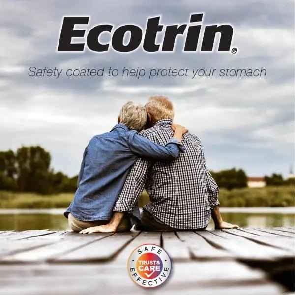Ecotrin Regular Strength Safety Coated Aspirin | Arthritis Pain | 300 Tablets (2 Pack)
