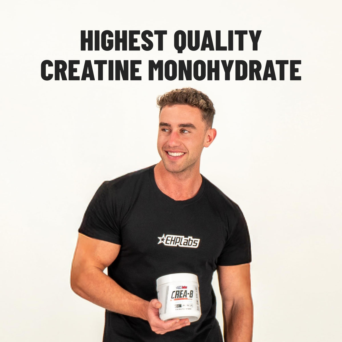 EHP Labs CREA-8 Micronized Creatine Monohydrate Powder - Unflavored Creatine Powder for Muscle Growth, Increased Strength, Enhanced Energy Output - PrimeBioHealth - canada supplements