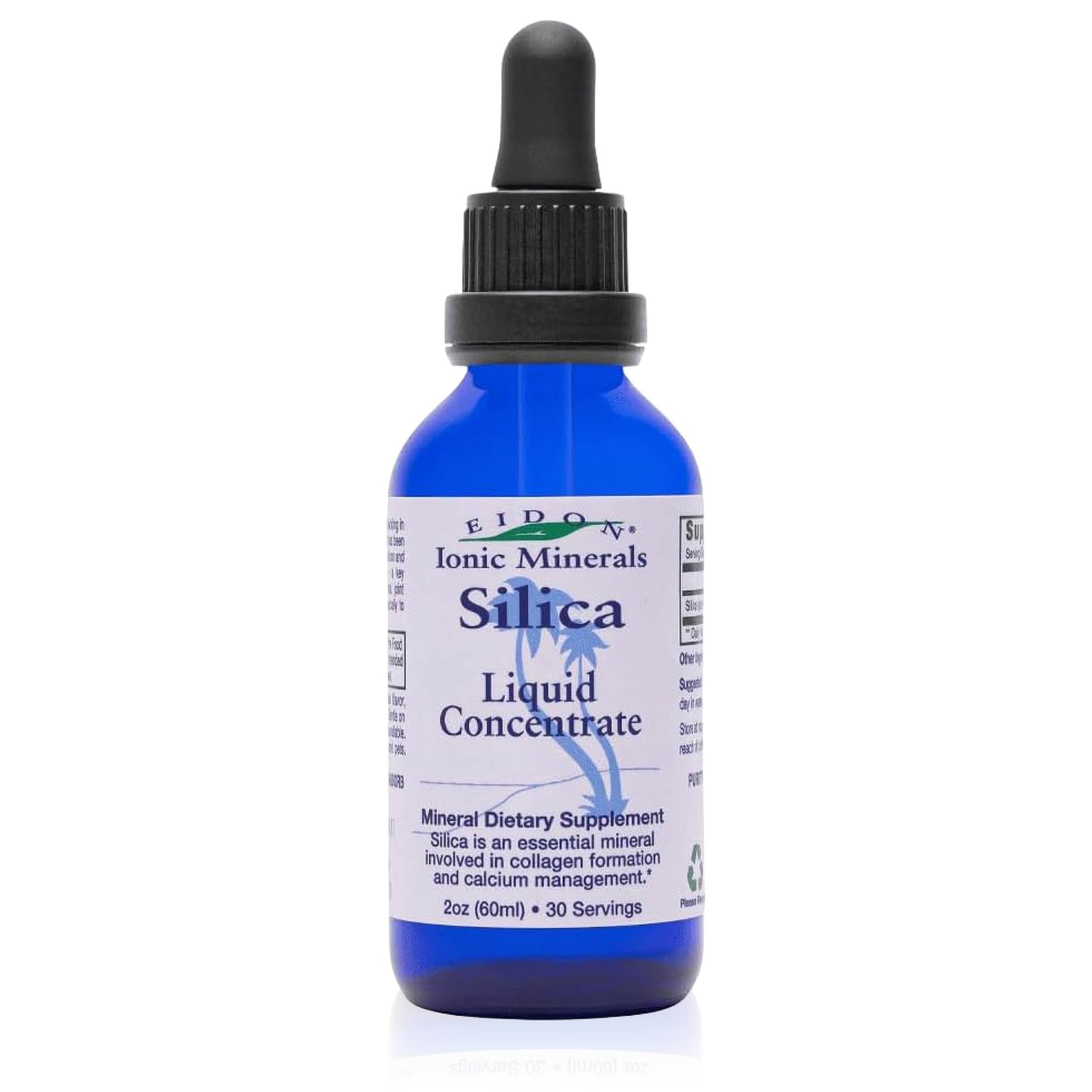 Eidon Liquid Silica Mineral Concentrate - Silica Supplement for Hair, Skin, and Nails, Supplement Drops to Support Collagen Production & Hair Loss - PrimeBioHealth - canada supplements
