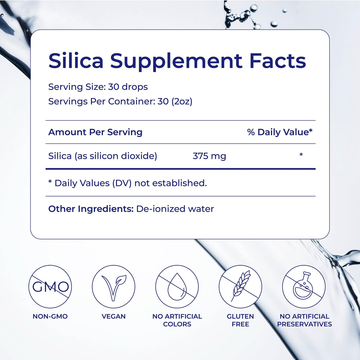 Eidon Liquid Silica Mineral Concentrate - Silica Supplement for Hair, Skin, and Nails, Supplement Drops to Support Collagen Production & Hair Loss - PrimeBioHealth - canada supplements