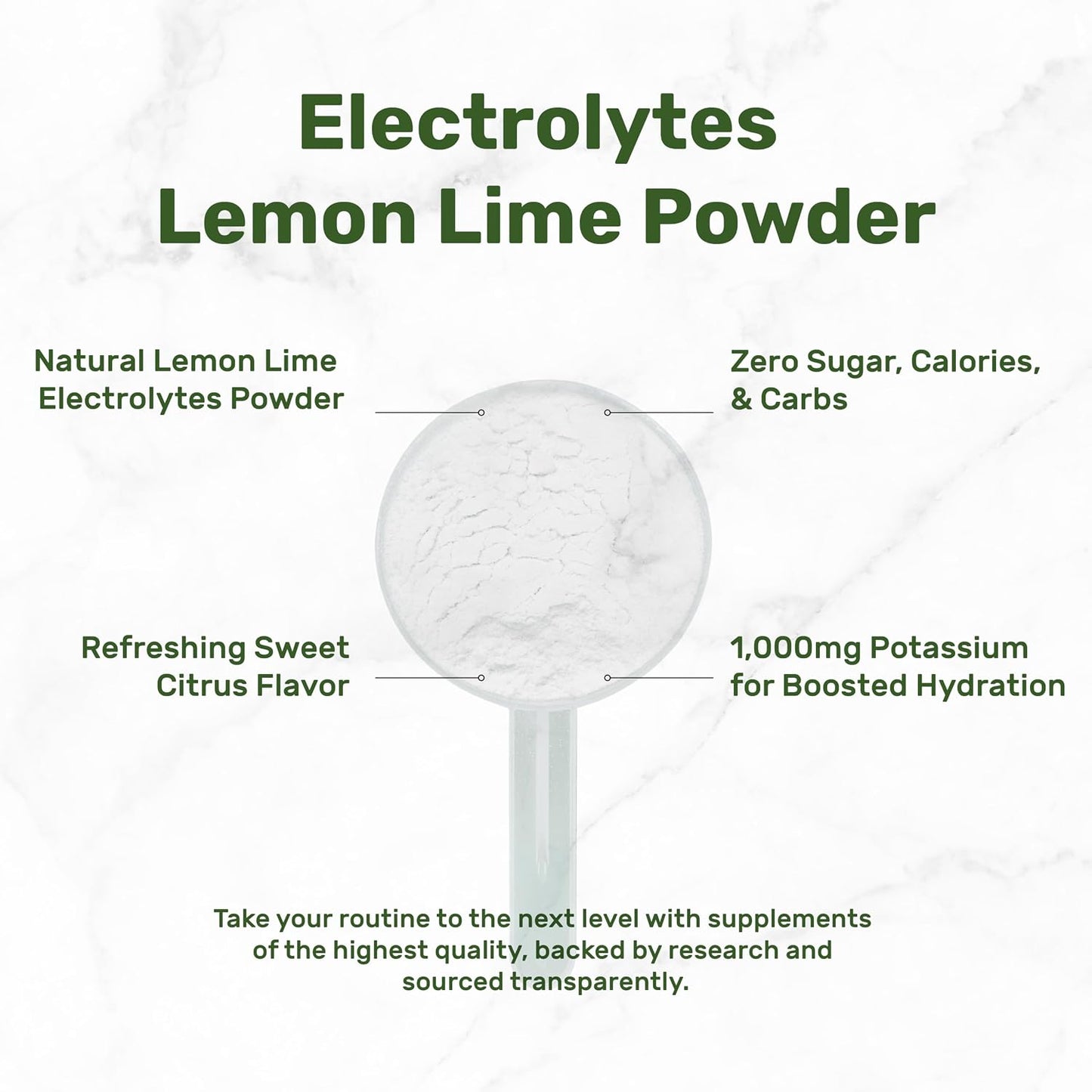 Electrolytes Powder, 1lb (69 Servings) – No Sugar, Lemon Lime – Hydration Supplement Drink Mix – High Potassium 1,000mg Per Serving, Manganese & Magnesium – Natural Hydration & Energy – Keto Friendly - PrimeBioHealth - canada supplements