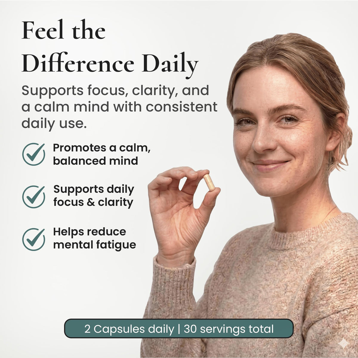 ELEVITA WELLNESS Focus Supplement (Made in Italy) | Premium Blend with L-Theanine, Lion's Mane & B Vitamins, Saffron and Vitamin D | Focus & Cognitive Support for Men & Women - PrimeBioHealth - canada supplements