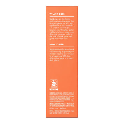 e.l.f. SKIN Bright Icon Vitamin C + E + Ferulic Serum, Brightening & Soothing Face Serum, Helps Even Skin Tone - PrimeBioHealth - canada supplements